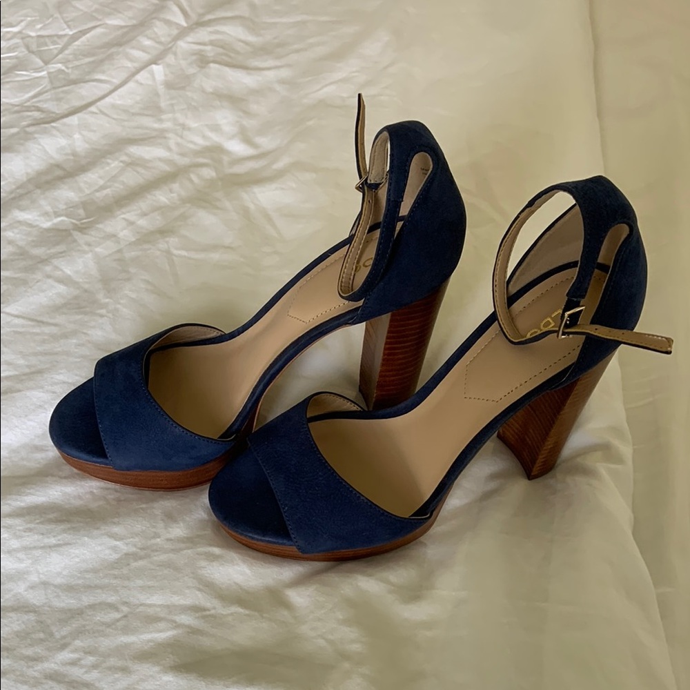 Aldo Block Heel Platform Sandals
